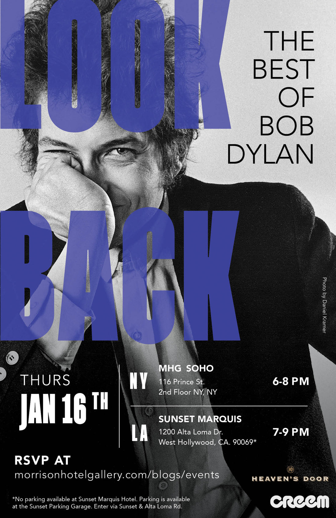 ‘LOOK BACK’ THE BEST OF BOB DYLAN - LOS ANGELES & NEW YORK - Morrison Hotel Gallery