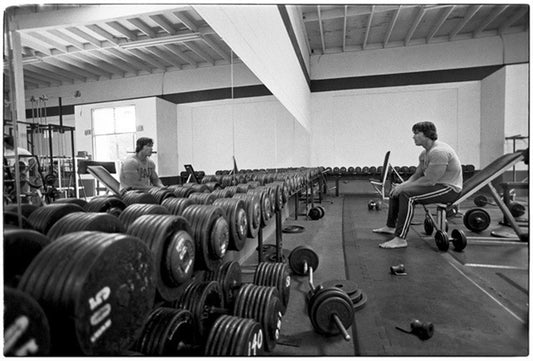 Arnold Schwarzenegger, Venice Beach, 1976 - Morrison Hotel Gallery