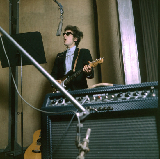 Bob Dylan, In Studio, Recording at Columbia Records, 1965 - Morrison Hotel Gallery