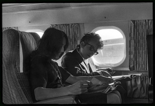 Bob Dylan & Joan Baez, Airplane Ride 1964 - Morrison Hotel Gallery