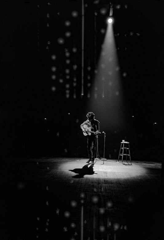 Bob Dylan, Performing Under Spotlight, 1965 - Morrison Hotel Gallery