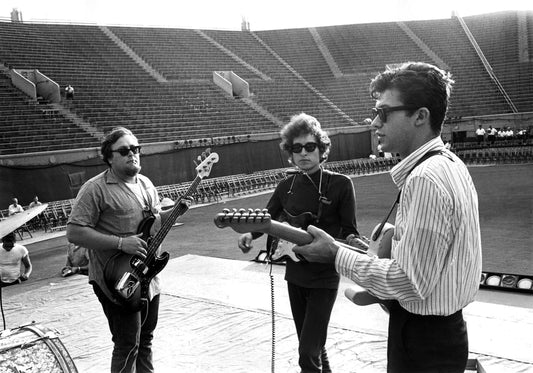 Bob Dylan & Robbie Roberston, Forest Hills Stadium, NYC, 1965 - Morrison Hotel Gallery