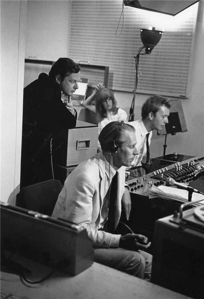 Brian Epstein, George Martin, and Geoff Emmrick, 1967 - Morrison Hotel Gallery