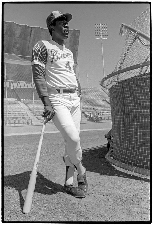 Hank Aaron, Atlanta Braves, Atlanta, GA, 1973 - Morrison Hotel Gallery