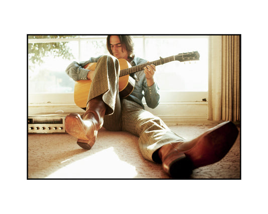 James Taylor, Guitar at Window - Morrison Hotel Gallery