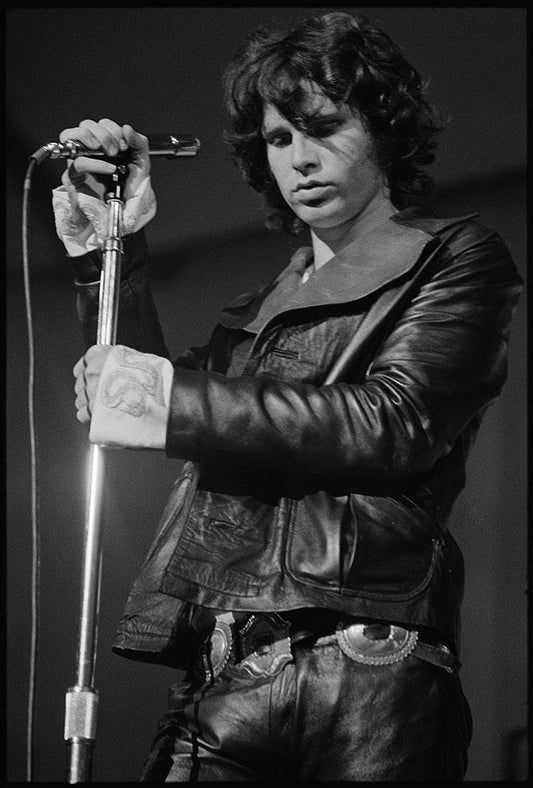 Jim Morrison, Leather Jacket, On Stage