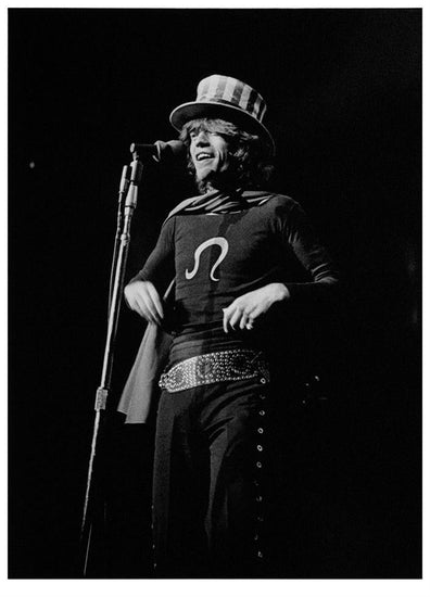 Mick Jagger in Uncle Sam Hat, Madison Square Garden, Nov. 27, 1969 - Morrison Hotel Gallery