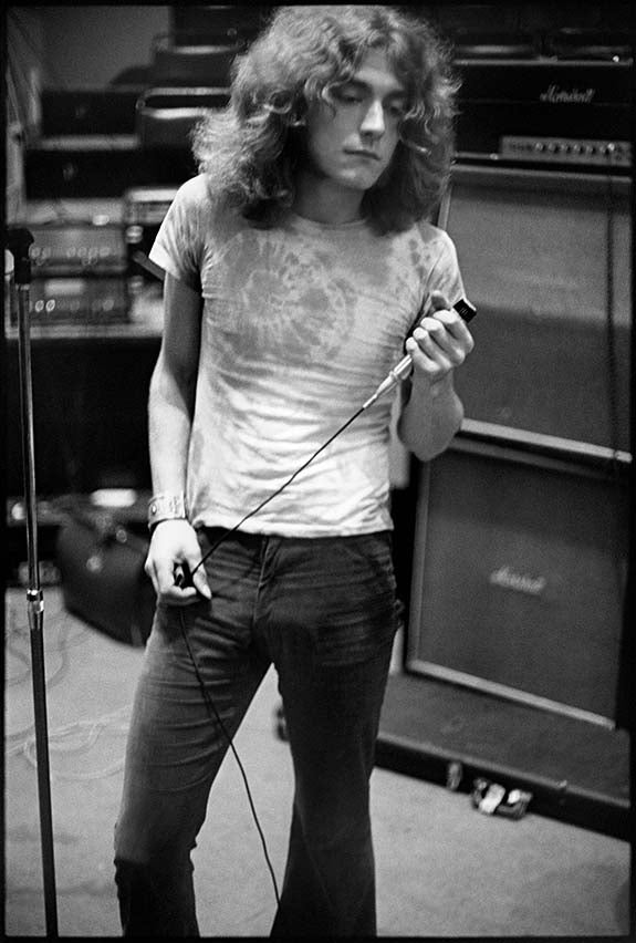 Robert Plant, Led Zeppelin, In Studio - Morrison Hotel Gallery