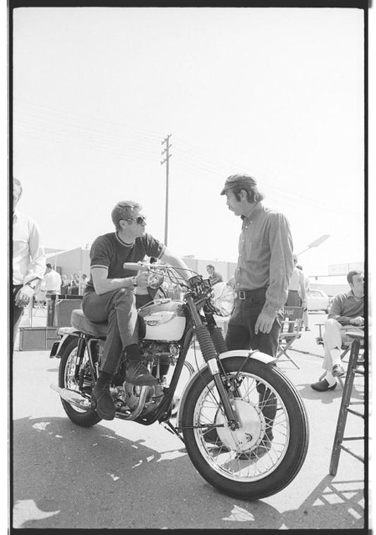 Steve McQueen with Barry Feinstein - Morrison Hotel Gallery