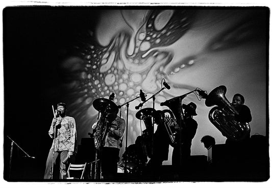 Taj Mahal with Four Tubas, Fillmore East, February, 1971 - Morrison Hotel Gallery